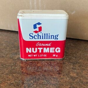 Antique Schilling Ground Nutmeg Tin 1977